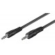 Câble de connexion audio AUX, 3,5 mm stéréo, Câble plat