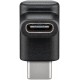 Adaptateur USB-C™ vers USB-C™ 90°, noir